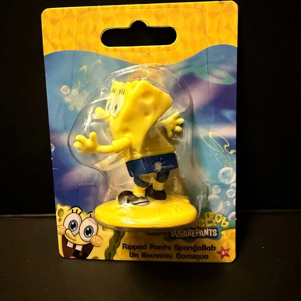 Just Play SpongeBob SquarePants Figures Kids OS Yellow New 5pc Multi-Pack Set